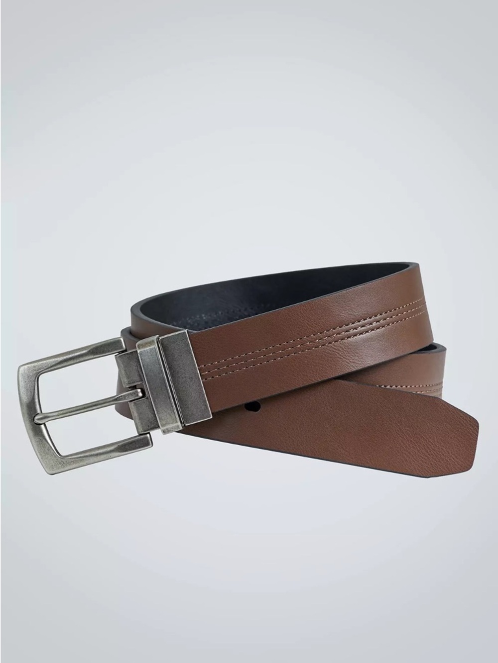 Wrangler Men’s Reversible Stitch Belt - Brown